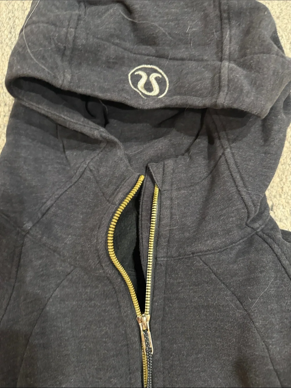lululemon athletica scuba Zip Hoodie with Contrast Zipper